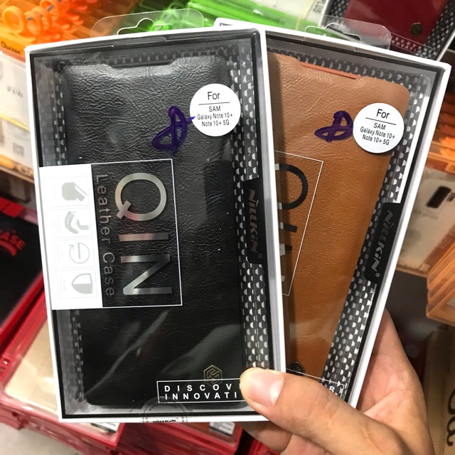 Bao da Qin Samsung Galaxy Note 10 plus / note 10 pro/ Note 10+ chính hãng