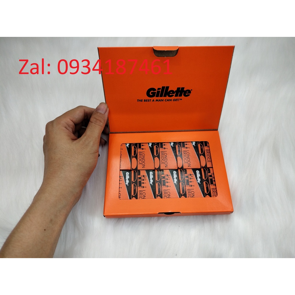 100 Lưỡi lam cạo râu Gillette