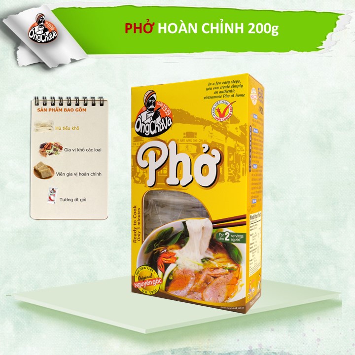 Phở Hoàn Chỉnh Ông Chà Và (Phần Ăn Dành Cho 2 Người - Cooking Set For 2 Servings)