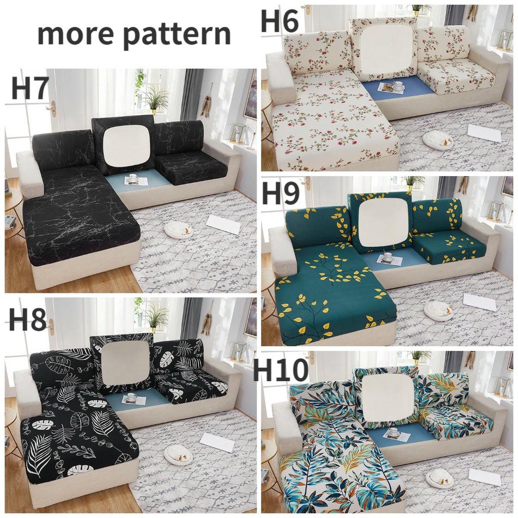 Vỏ bọc đệm ghế sofa co giãn 10 màu tùy chọn 1 / 2 / 3 / 4 chỗ ngồi trang trí phòng khách