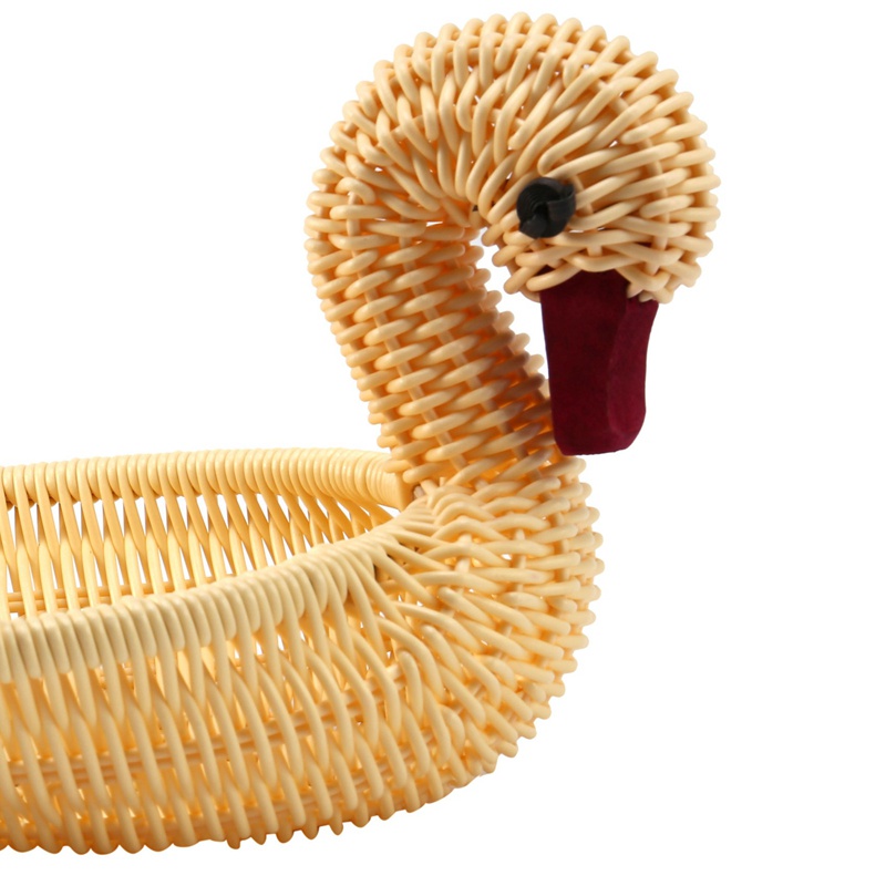 Giỏ Đan Mây Thân Thiện Với Môi Trường Đựng Đồ Hình Động Vật Kích Thước 28x18x18cm