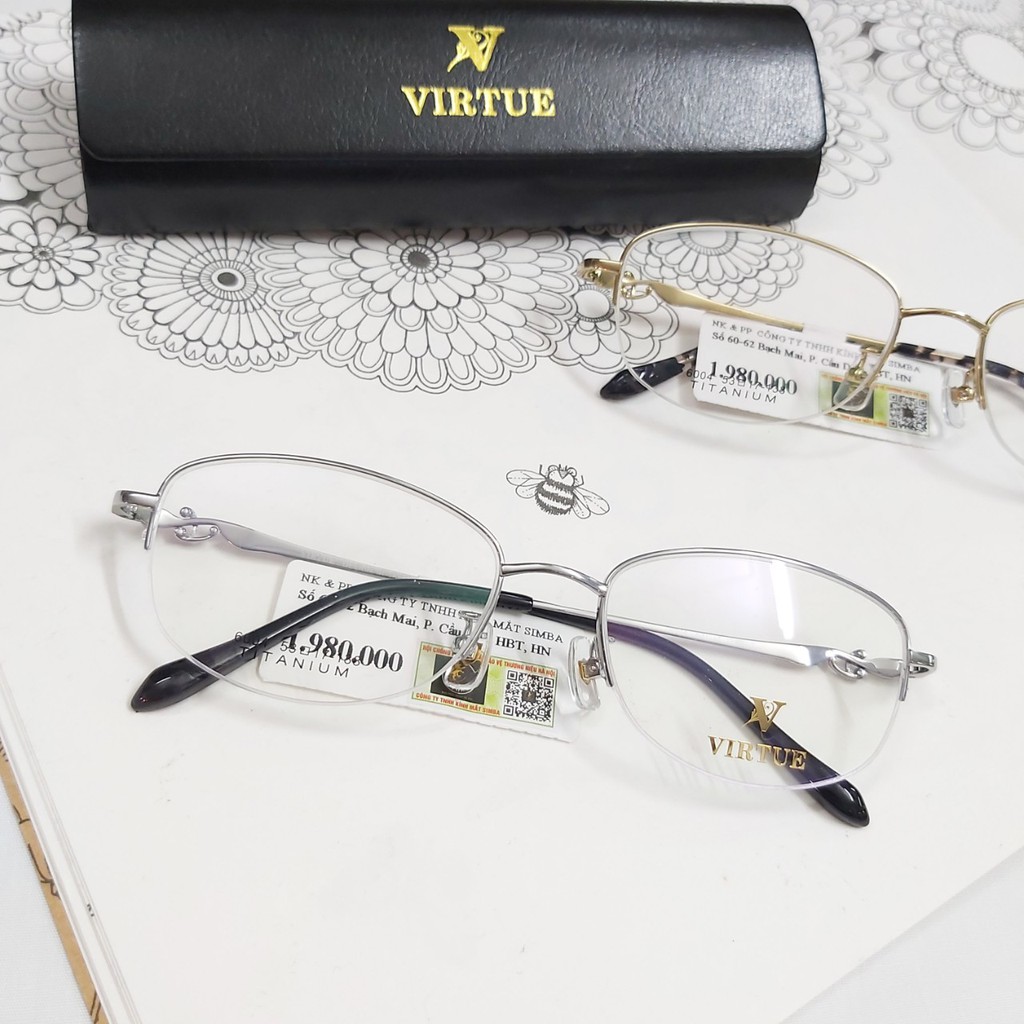 Gọng kính Nhật VIRTUE Titanium