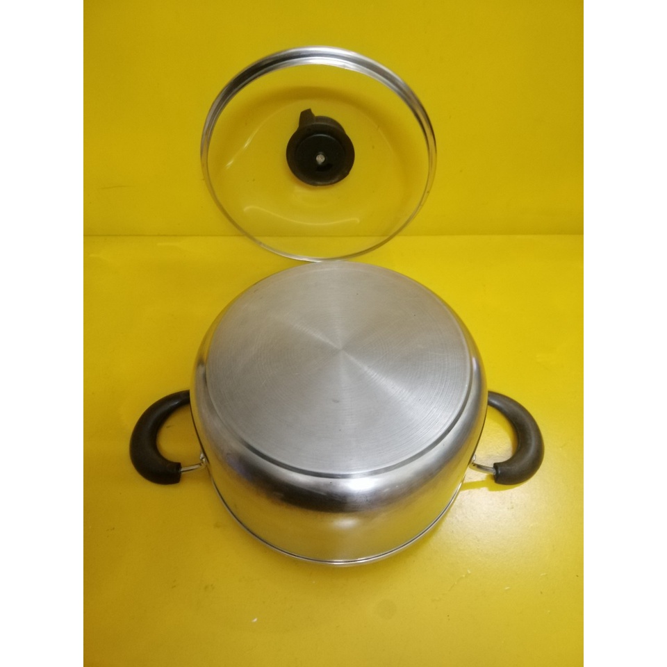 Nồi inox nội địa Nhật, size 22cm, cao 11cm (mã 762), Dùng được bếp từ