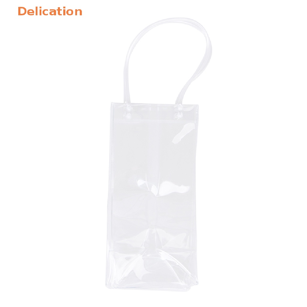 [Delication] PVC Leakproof Tote Bag Transparent Pack Ice Bucket Wine Champagne Bottle Chiller
