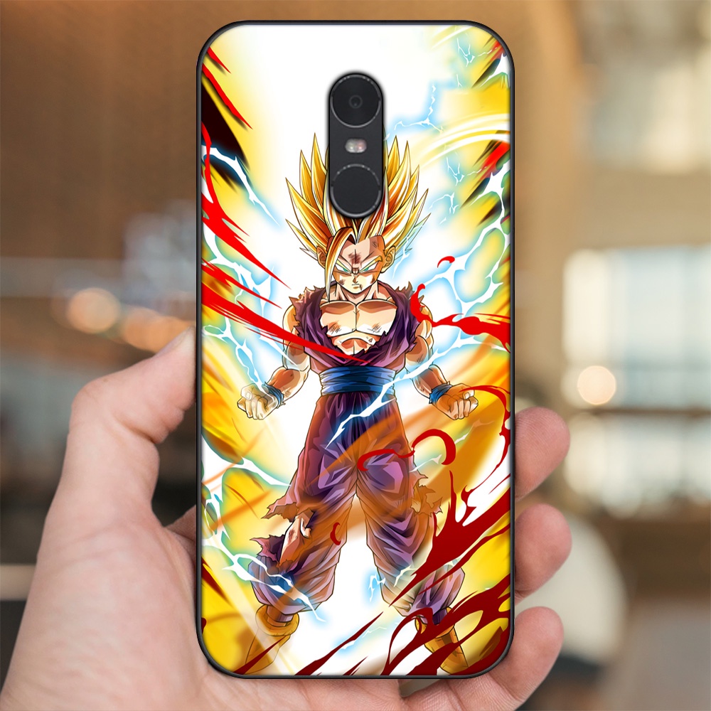 Ốp lưng Xiaomi Redmi Note 4, Note 4x viền đen in hình Gohan Dragon Ball