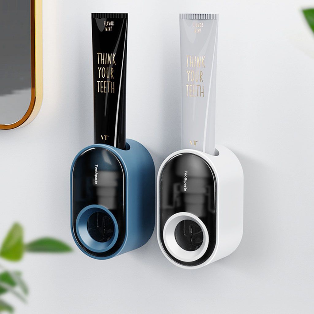 1 Dụng Cụ Nặn Kem Đánh Răng Tự Động Gắn Tường Nhiều Màu Sắc Sáng Tạo Chống Nước Cho Người Lớn / Trẻ Em