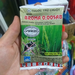 Thuốc diệt chuột trộn sẵn thế hệ mới Broma 0,005 AB