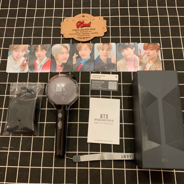 [TẶNG PIN] Bomb Special BTS - Lightstick Map Of The Soul Special Edition Official - gậy cổ vũ BTS Official