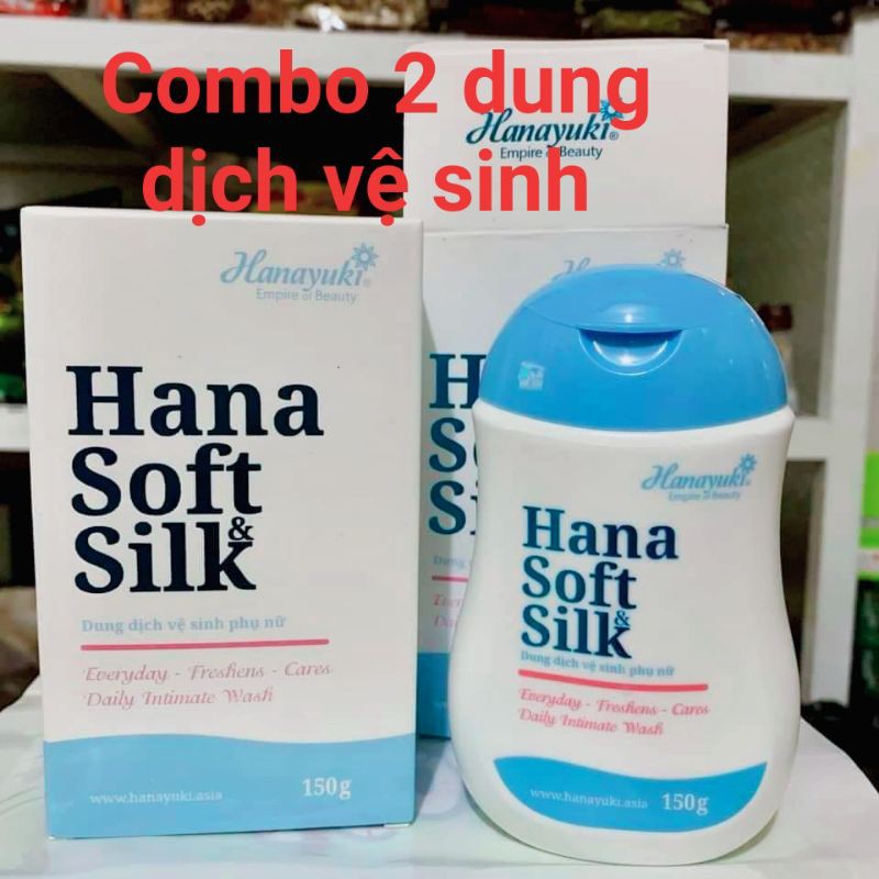 combo 2 dung dịch vệ sinh Hanayuki