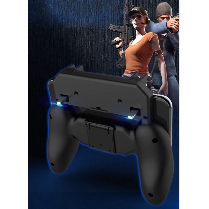 Tay Cầm Chơi Game W10- W12 Hỗ Trợ Game Pubg, Free Fire, Ros
