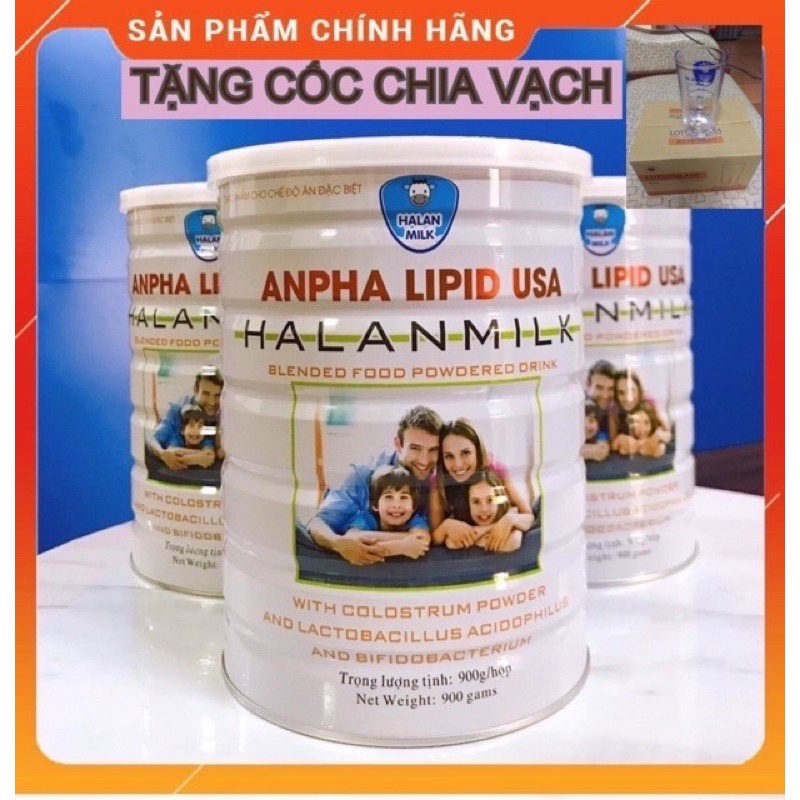 Sữa Non Anpha Lipid USA 900g - Giúp tăng sức đề kháng, phục hồi nhanh sức khỏe
