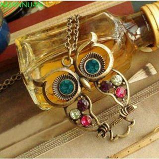 Dây chuyền mặt cú mèo phong cách vintage