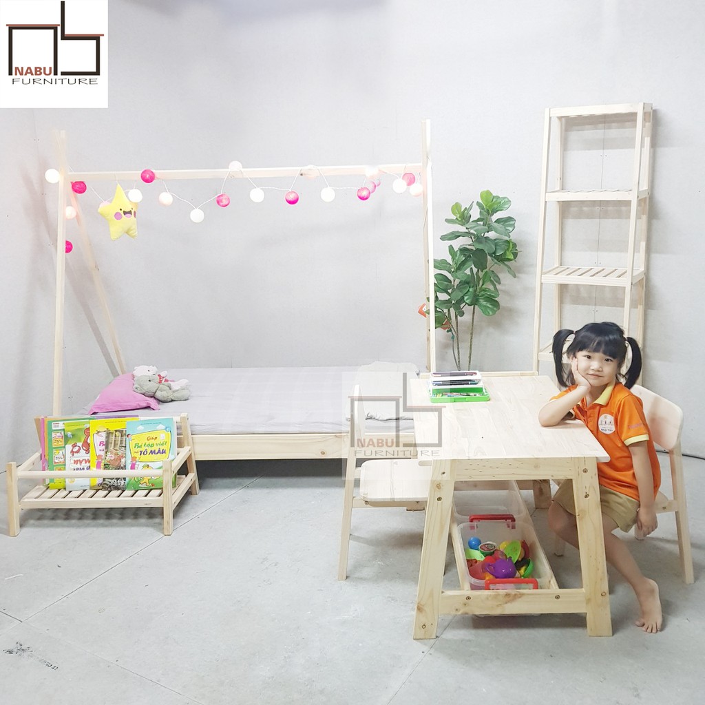 BÀN HỌC SINH GỖ TỰ NHIÊN TỐT CHO SỨC KHỎE - THEO TIÊU CHUẨN HÀNG XUẤT KHẨU