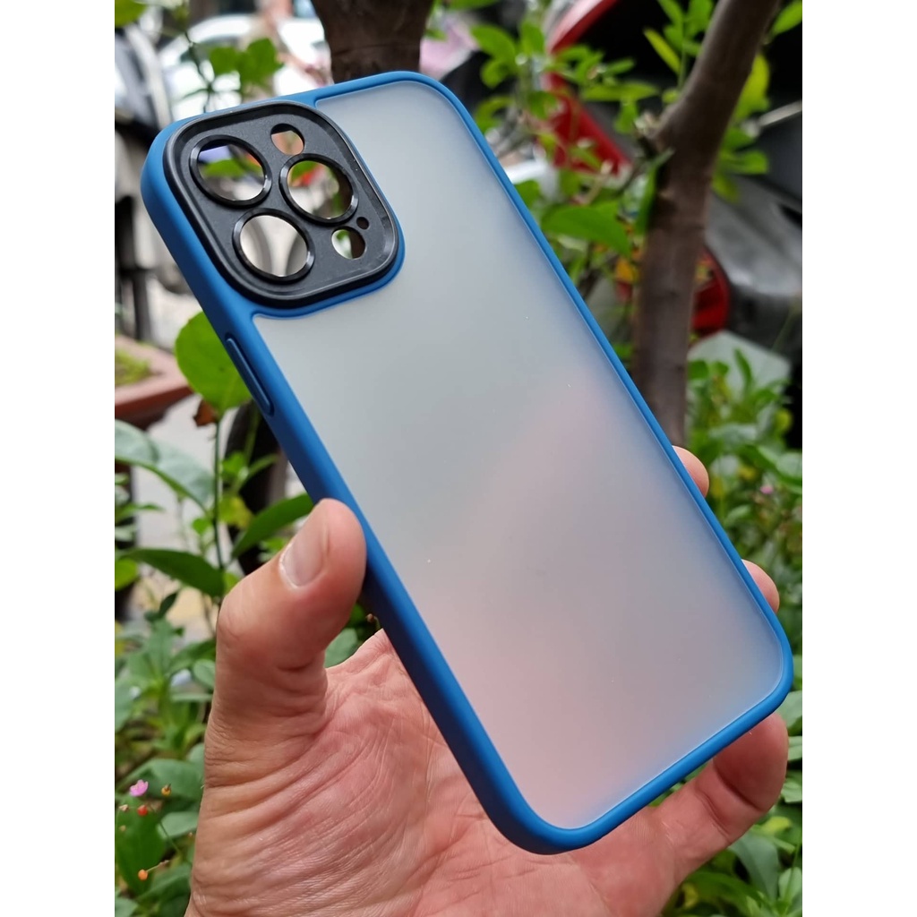 Ốp ROCK lưng nhám cứng viền mềm chống sốc - bảo vệ camera cho ip 13/13pro/13 pro max