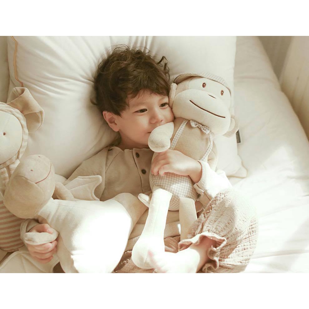 Thú bông organic Hàn Quốc đáng yêu an toàn cho bé Bless Nature madeinkorea