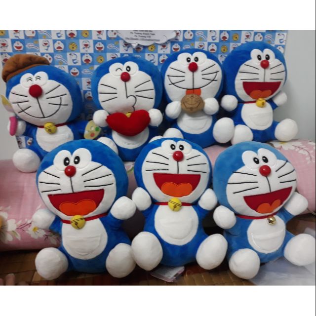 Gấu bông mèo máy Đôraemon size 30cm, like new 99%, bao hàng đẹp, sạch, thơm💟💟💟