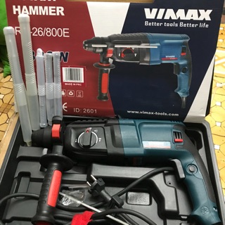 Khoan bê tông VIMAX 2-26 800w mô tơ dây đồng 100%