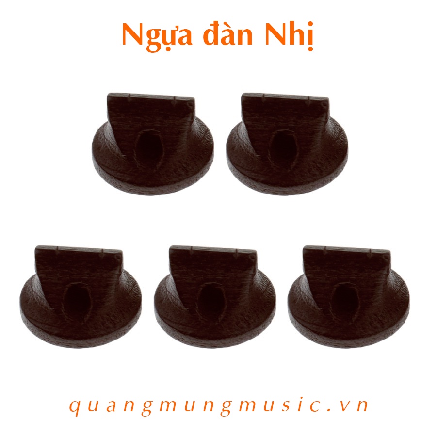 Ngựa Đàn Nhị - Đàn Cò bằng gỗ mun + miếng mút chống rè