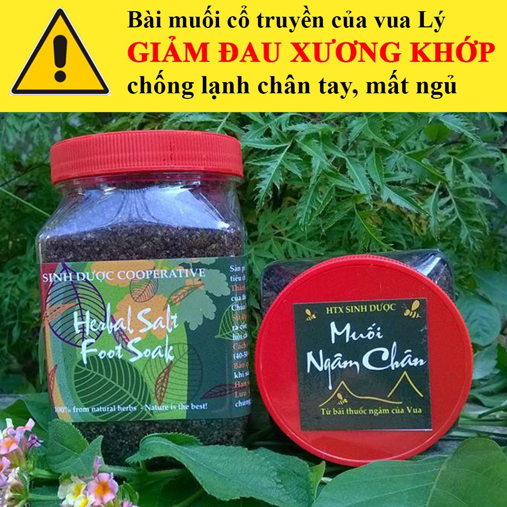 Muối ngâm chân 450gr HTX Sinh Dược Ninh Bình - Chi Nhánh Hà Nội