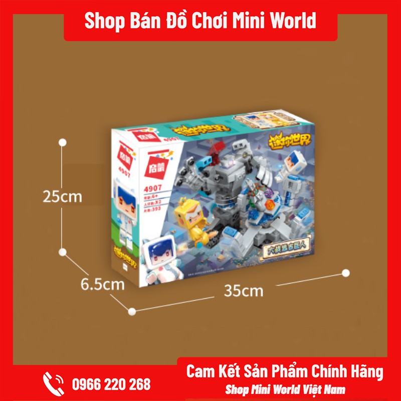 Lego Mini World Chiến Đấu Với Boss Tượng Cổ