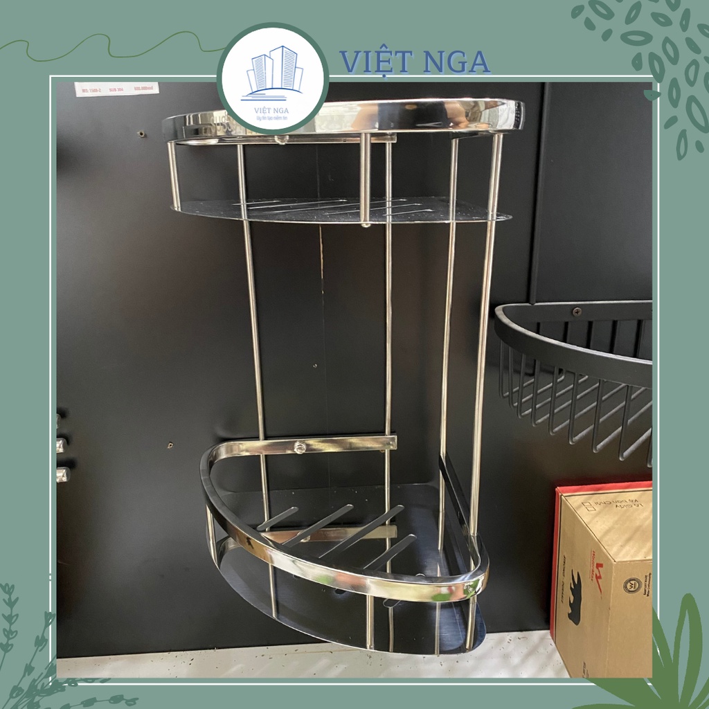 Kệ Góc Để Đồ Nhà Tắm Chất Liệu Inox Không Gỉ, Kệ Để Dầu Gội ,Xà Bông Sữa Tắm Siêu Chắc Chắn