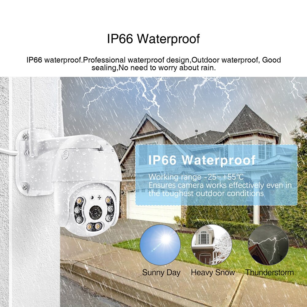 EVKVO - Tuya APP Smart Life 3MP PTZ CCTV IP Camera Wireless WIFI Outdoor CCTV Security Camera | BigBuy360 - bigbuy360.vn