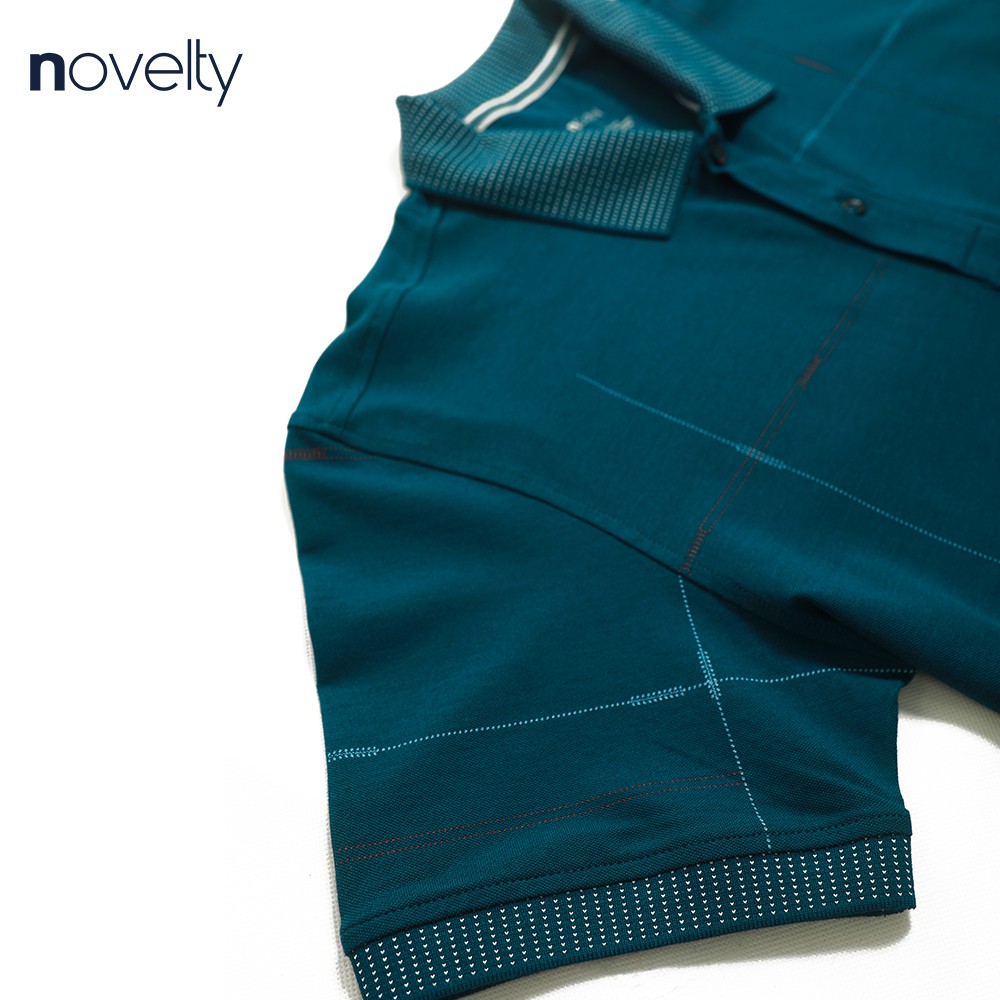 Áo thun nam Polo Regular fit NOVELTY dệt họa tiết 210136N