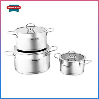 Bộ nồi Inox 5 đáy từ Sunhouse MAMA SH784