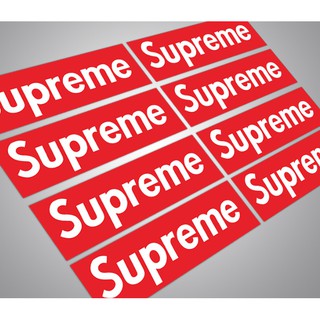 [ 2k5/1 sticker ] Miếng dán Sticker Supreme 9cm X 2.5cm