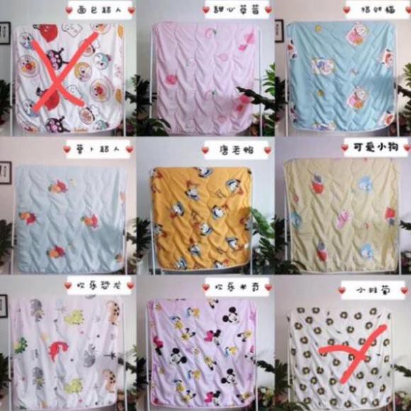 Chăn bốn mùa Chăn Cotton Đũi trần bông mỏng  Điều Hòa Cho Bé