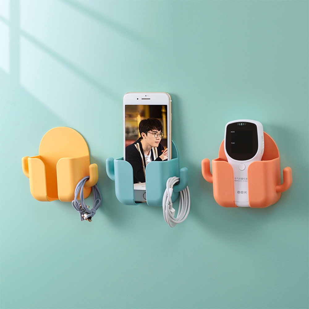 [Tổng Kho Sỉ] Khay Để Điều Khiển - Điện thoại ZT3232 Dáng Xương Rồng Siêu Cool - Có 2 Móc Treo Đa Năng (Chọn Màu)