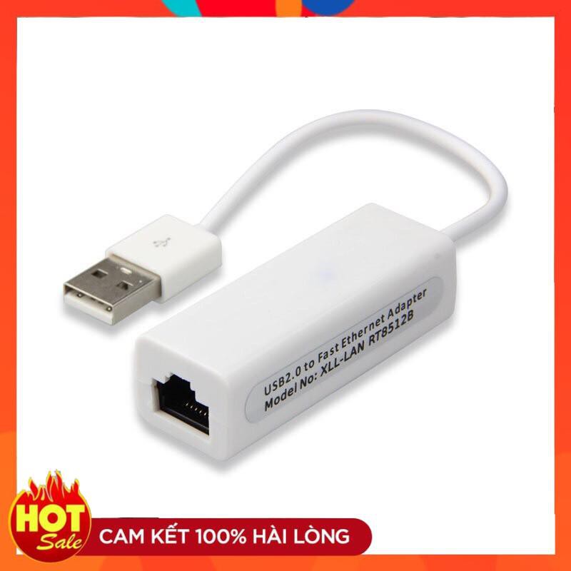 [Chính Hãng] Cáp Chuyển USB To LAN RJ45