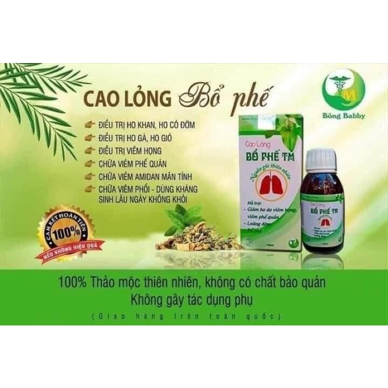 Cao lỏng bổ phế TM