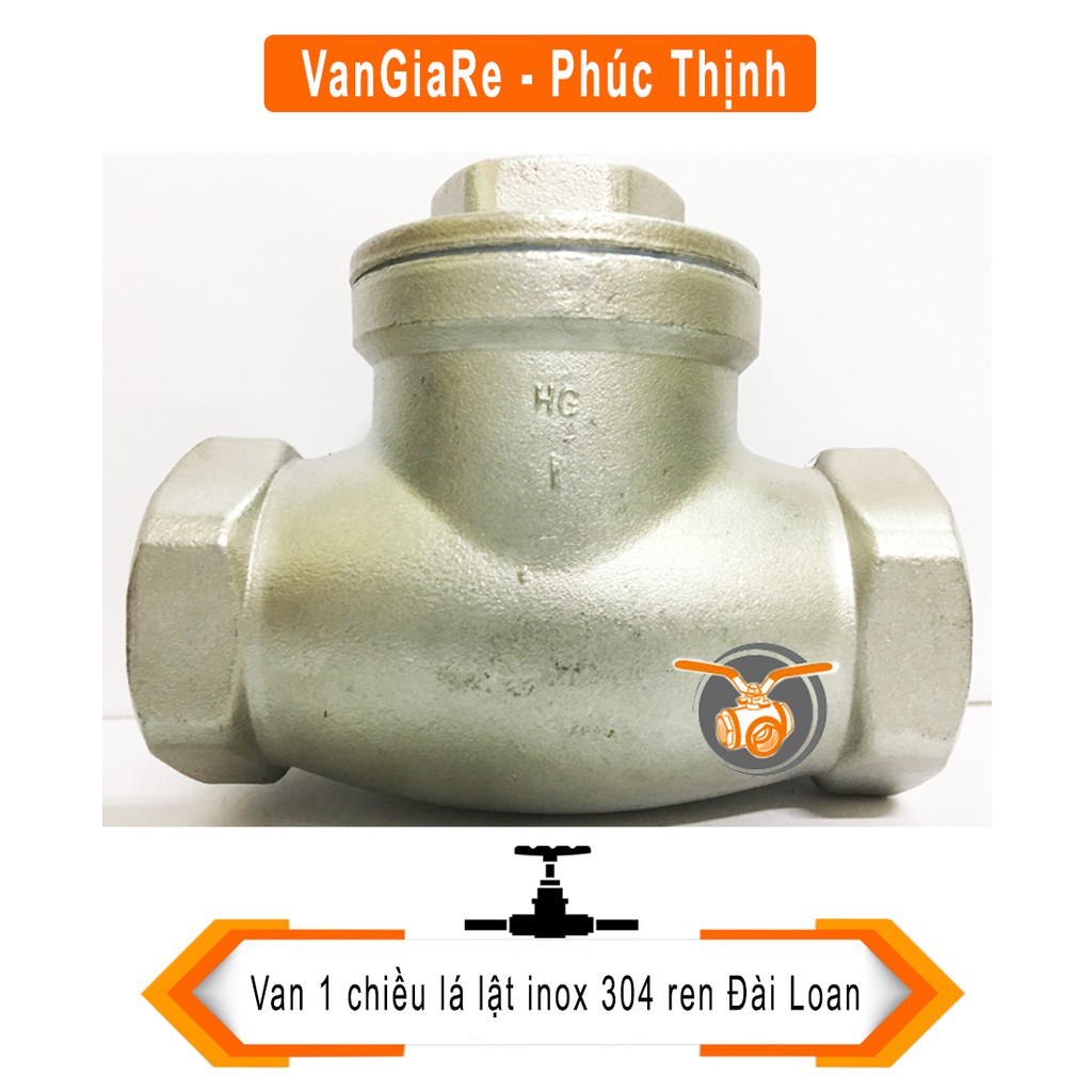 Van nước 1 chiều lá lật inox 304 (Đài Loan)