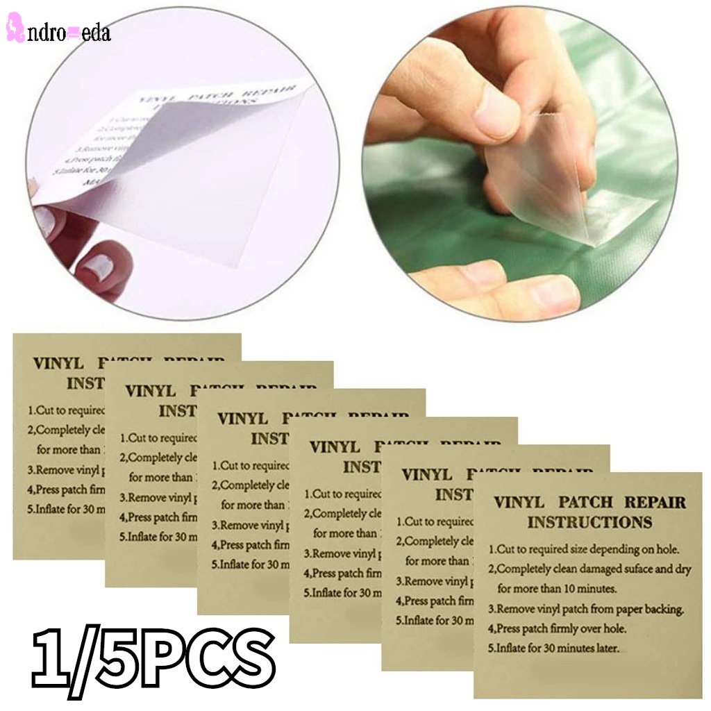 1/5 Miếng Dán Trong Suốt Chống Nước Dùng Sửa Chữa Lều Đồ Chơi