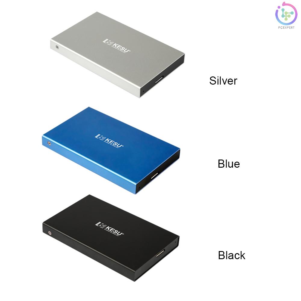 Portable External Hard Drive USB 3.0 HDD External HD Hard Disk for PC/Mac Blue 120G