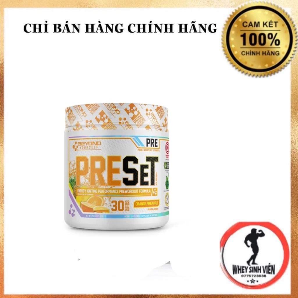 [Có bảo hành] [Chính hãng] Beyond Preset Pre Workout Tăng Sức Mạnh Trước Tập (60 Lần Dùng)
