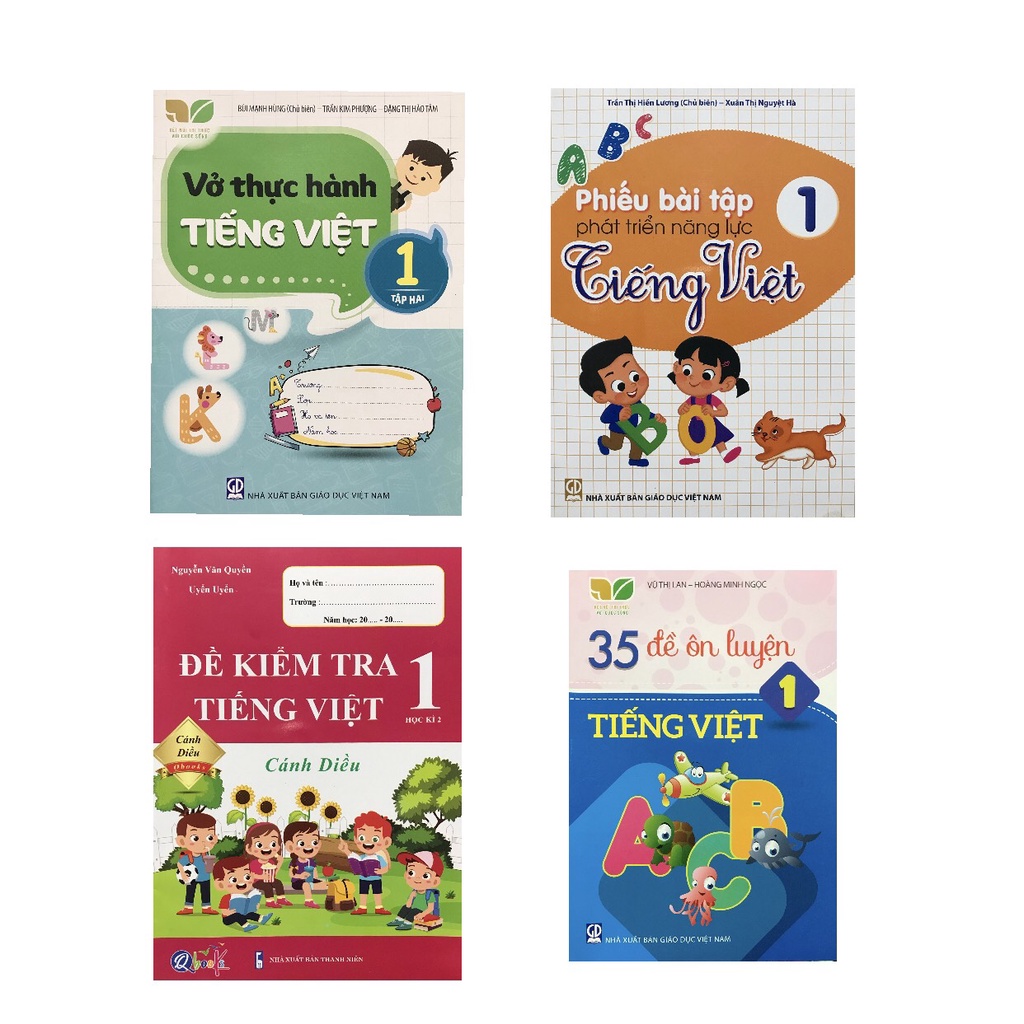 Sách - Tuyển tập sách tham khảo tiếng việt lớp 1 ( 4quyển )