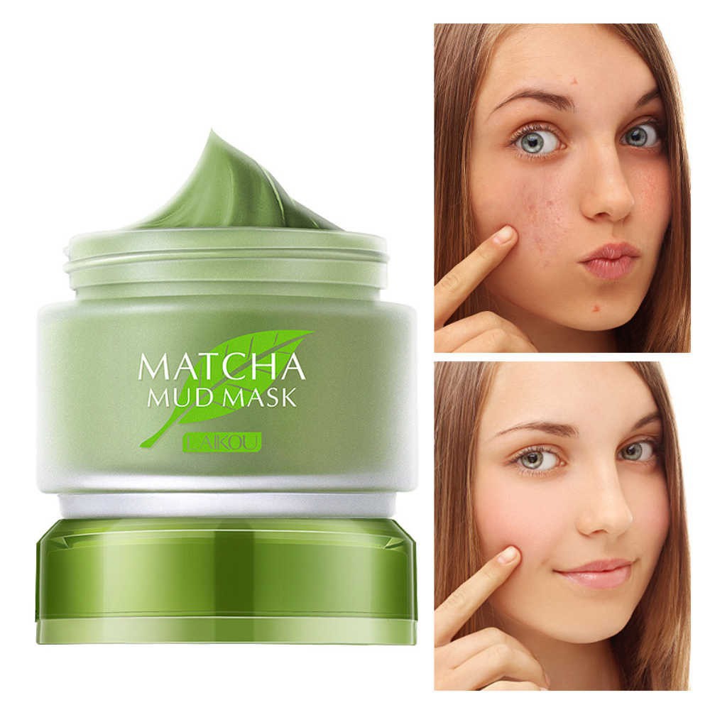 Mặt Nạ Bùn Trà Xanh Laikou Matcha Mud Mask 5 Tác Dụng 85g