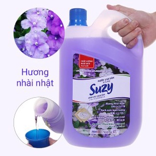 Nước lau sàn Suzy hương hoa Nhài Nhật 2,3 Lít