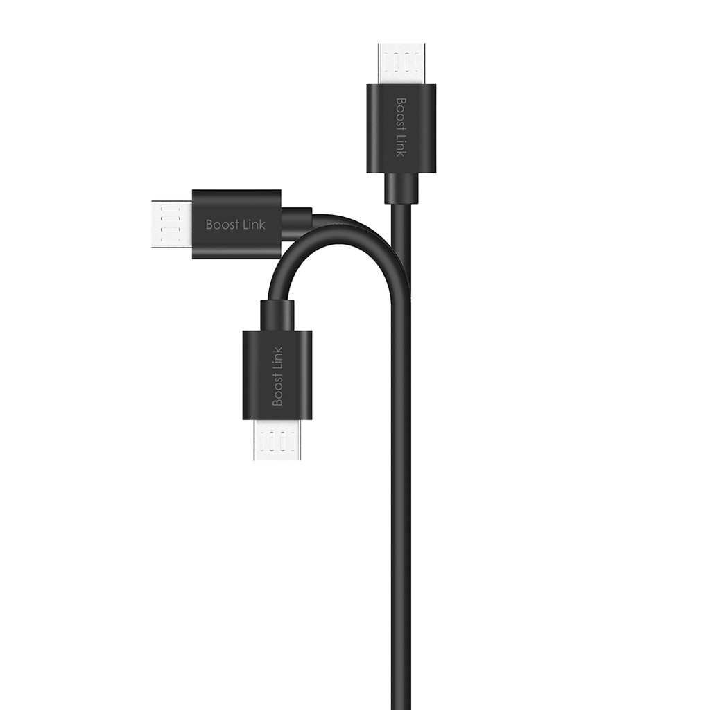 Cáp sạc nhanh micro USB Boost link PVC LK10AB Silicon power dài 1m (Trắng) - Hãng phân phối chính thức