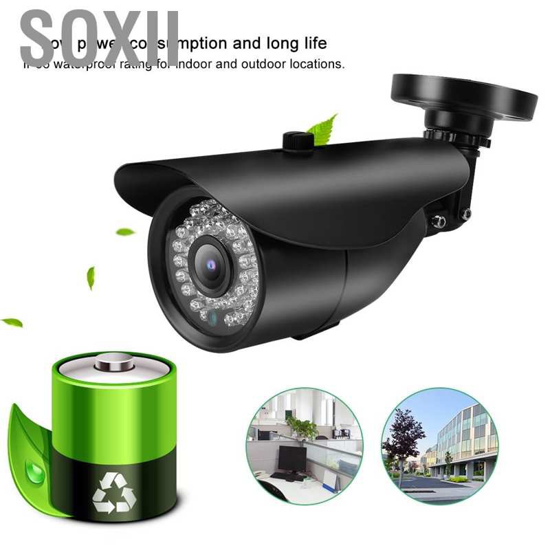 Camera An Ninh Soxii Ngoài Trời Hỗ Trợ Quay Đêm 4 Trong 1 Kèm Phụ Kiện