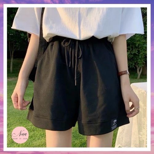 Quần Short Nữ Viền Chữ Siêu Chất NinaStore (Có Video + Ảnh đánh giá)