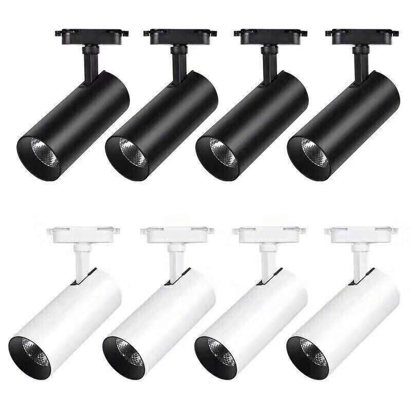 Đèn rọi ray 20w ánh sáng trắng/vàng - Đèn rọi ray linh hoạt chiếu sáng sản phẩm, quần áo, tủ trưng bày, deco Cafe