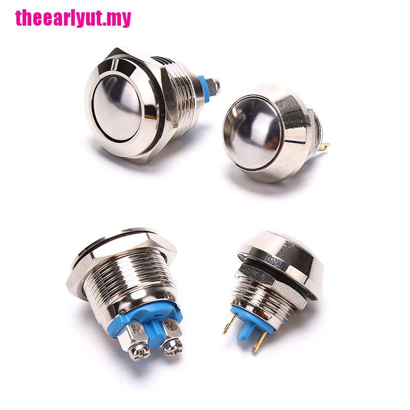 Tcmy 1 Công Tắc Nhấn Mini Bằng Kim Loại Chống Thấm Nước 2pin