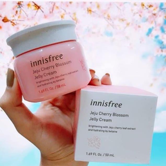 [To 50ml] Kem Dưỡng Innisfree Jeju Cherry Blossom Tone Up Cream 2021