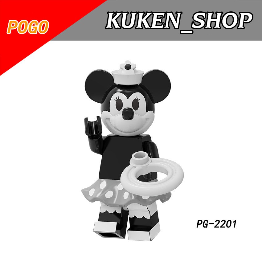 Minifigures Các Nhân Vật Hoạt Hình Chip &amp; Dale Mickey &amp; Minnie Duck Tales Mẫu Mới Ra PG8279