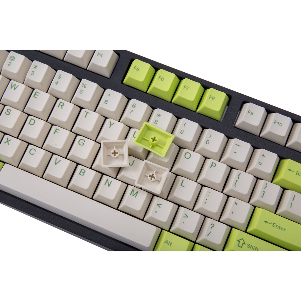 Capturer Champagne Keycap Original High PBT Sublimation Cherry MX8.0 Bàn phím cơ Keycap IKBC Milk Green