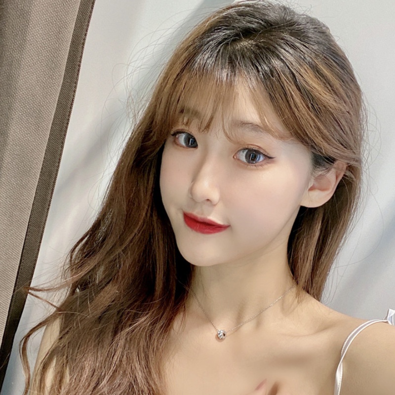 Vòng cổ Mạ Vàng Hồng 18k Mặt Hình Ngôi Sao Phong Cách Âu Mỹ Chất Lượng Cao