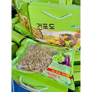 Nho xanh Hàn Quốc 1kg - Nho mix nho xanh xách quà tặng